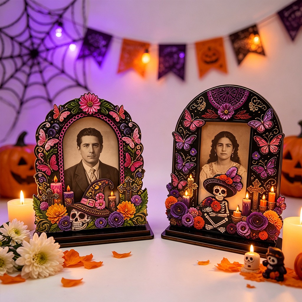 Photographic Memory - Day of the Dead Wooden Photo