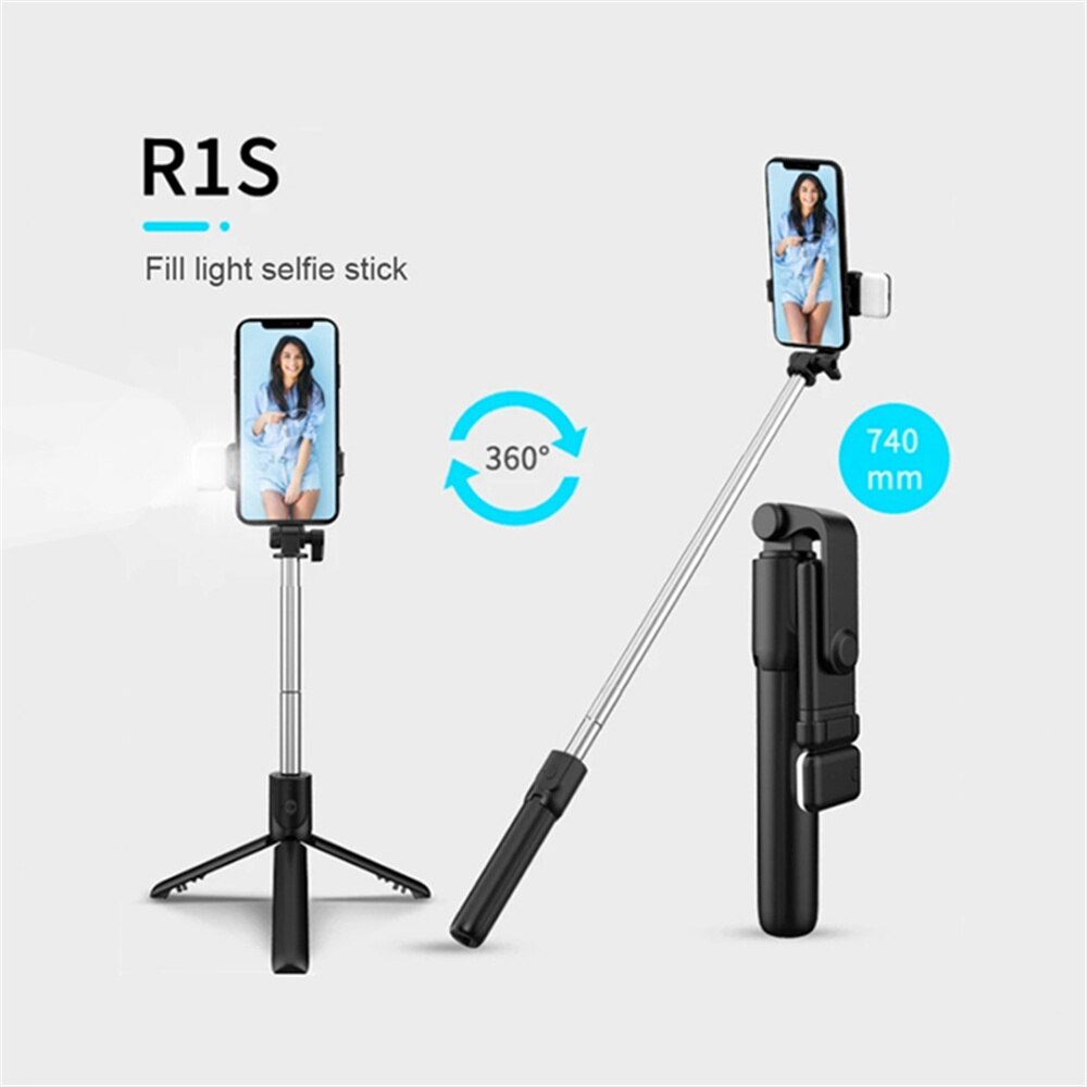 Phone Selfie Stick Tripod Blue - đánh giá và giá Photography Basics