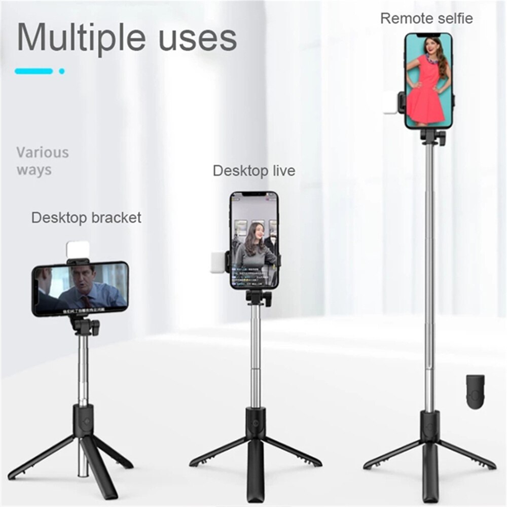 Phone Selfie Stick Tripod Blue - đánh giá và giá Photography Basics