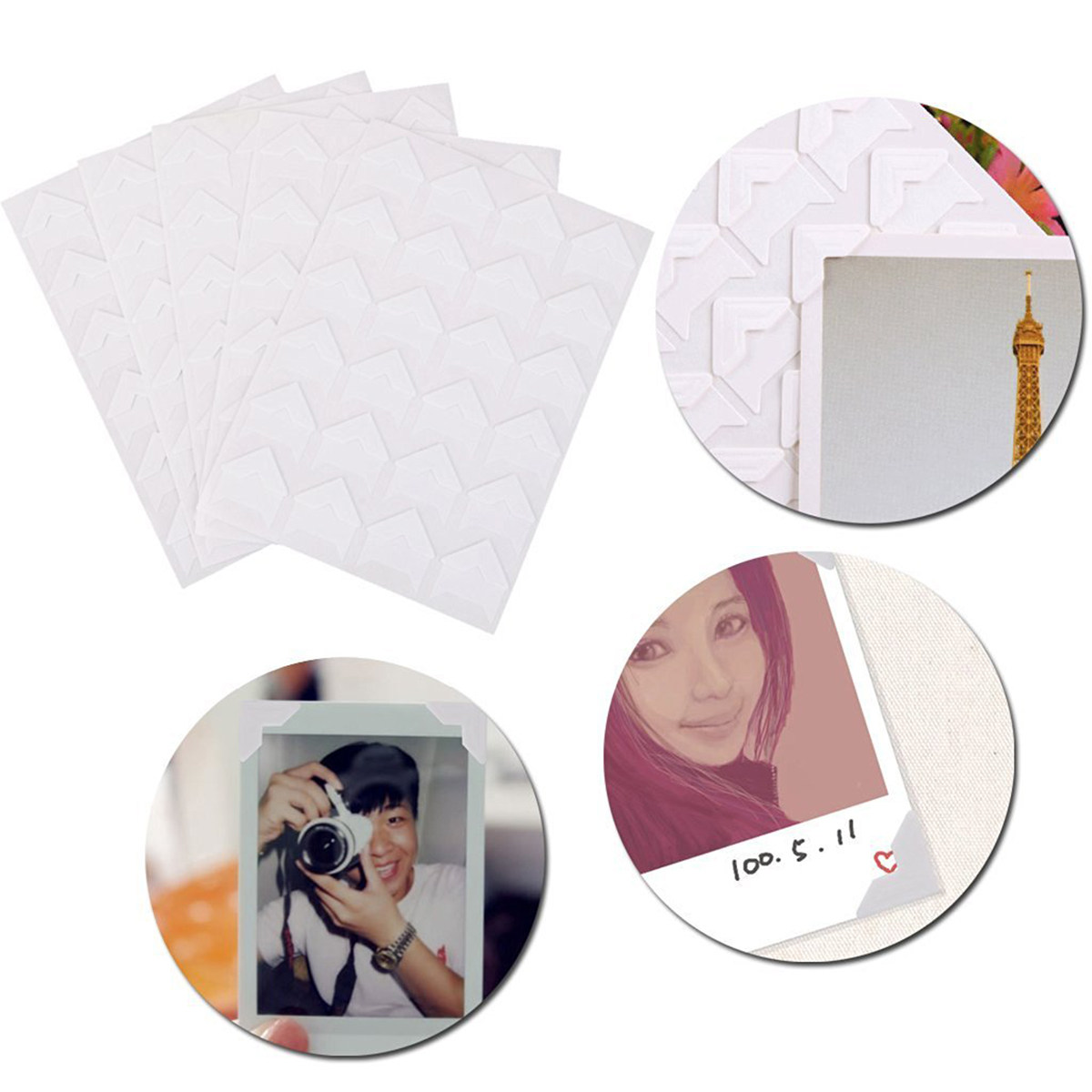 5Pcs Kraft Paper Photo Corner  - đánh giá và giá Photography Cheat Sheet