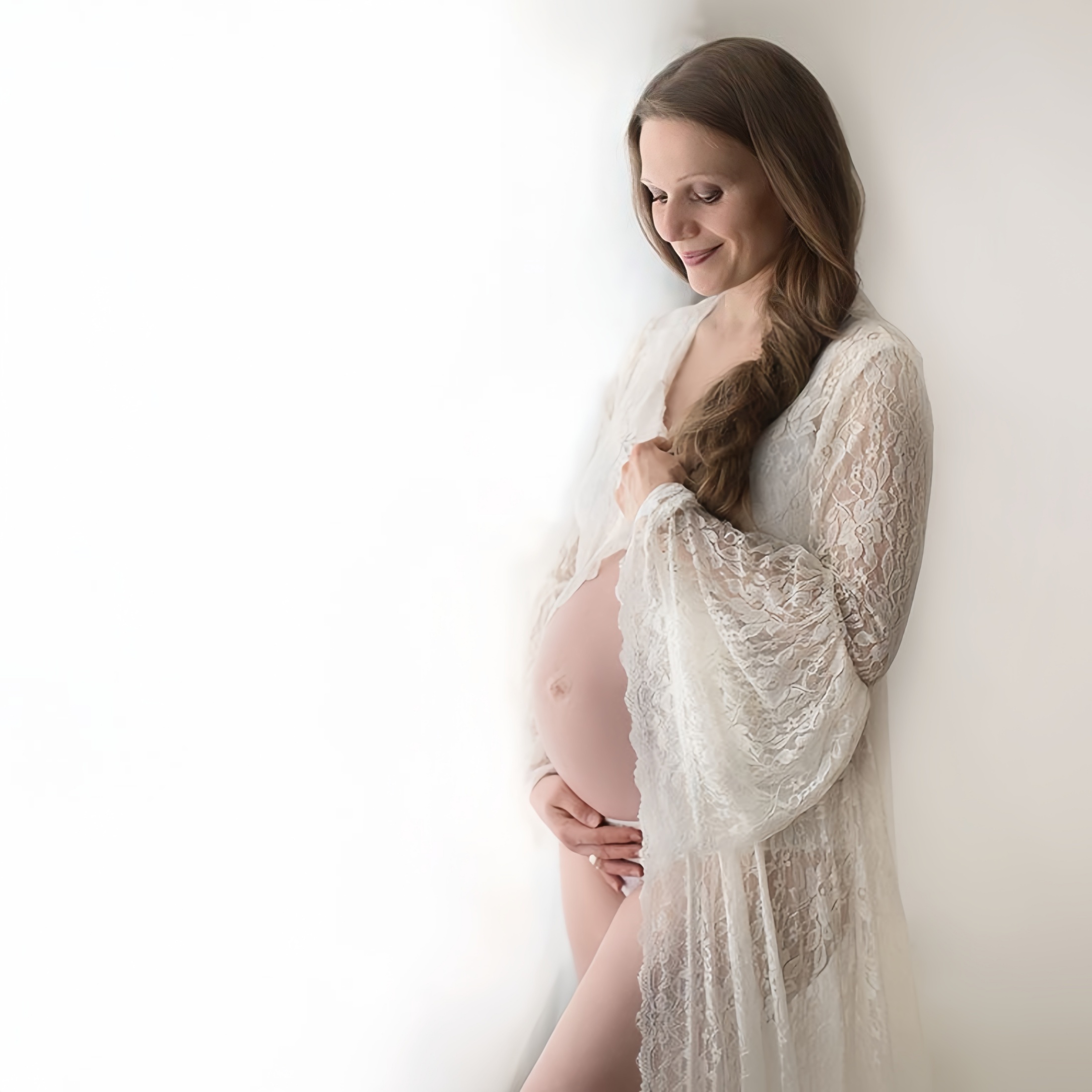 White Lace Maternity Photograp - đánh giá và giá Photography Club