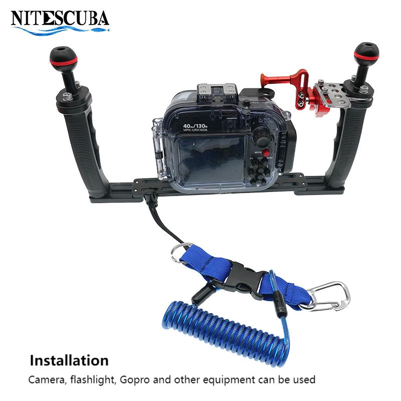 Đèn Lặn 316 Chống Mất Xoắn Ốc  - đánh giá và giá Camera Wrist Strap