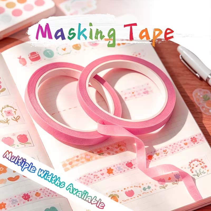 3/6Rolls Pink Fine Line Maskin - đánh giá và giá Photography Design