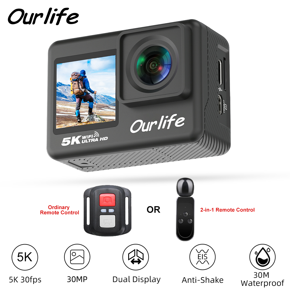 Ourlife 5K30FPS Action Camera  - đánh giá và giá Photographic Memory