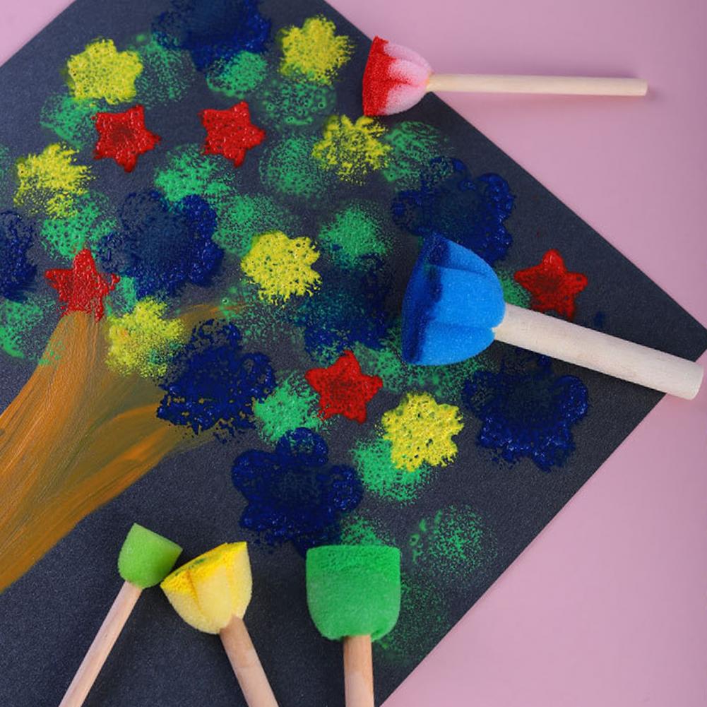 5Pcs/set Art Paint Sponge Stam - đánh giá và giá Photography Design