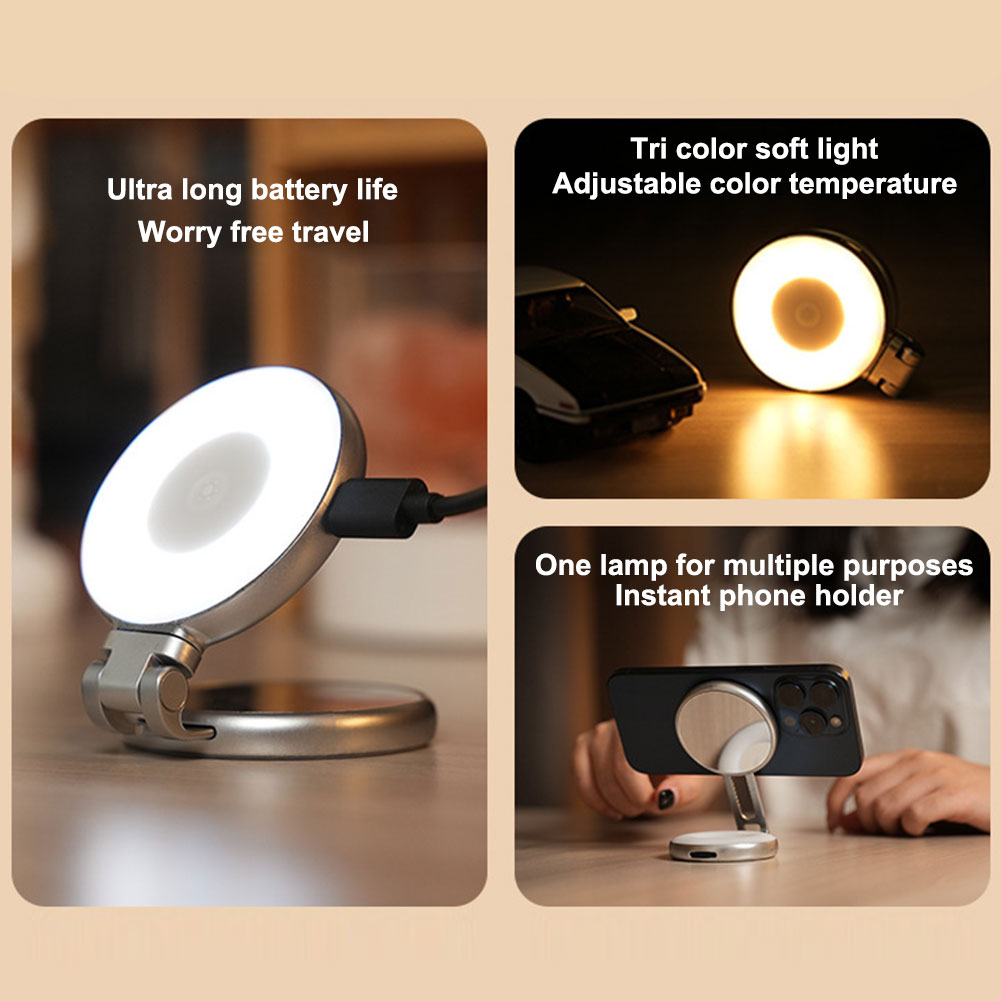 3-in-1 Magnetic Selfie Light w - đánh giá và giá Photography Videos Free
