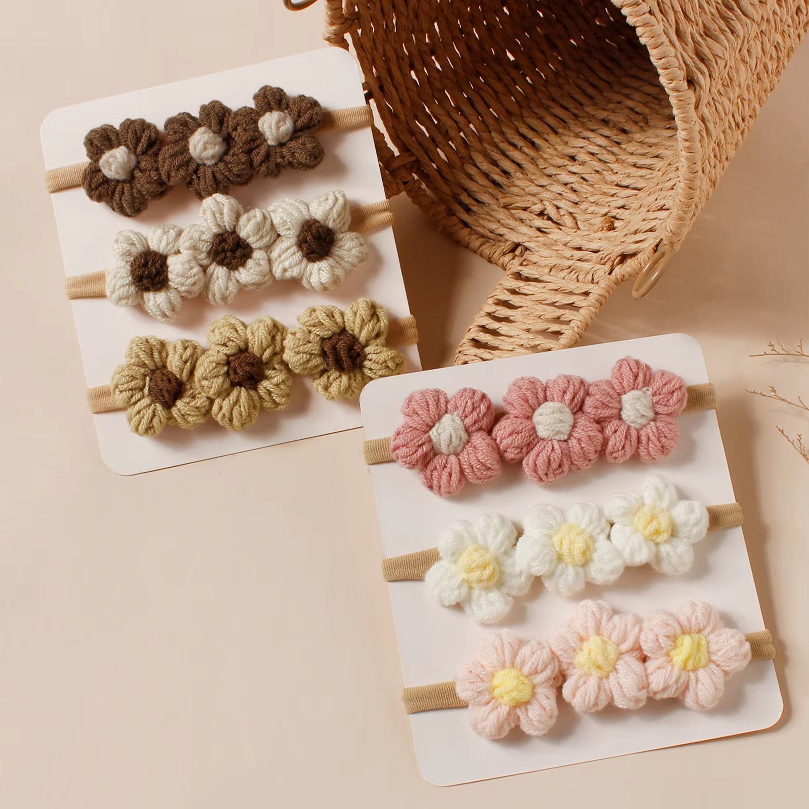 3pcs Wool Flower Baby Headband - đánh giá và giá Photography Cheat Sheet